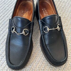 Gucci Black Leather Women’s Loafers - Size 8